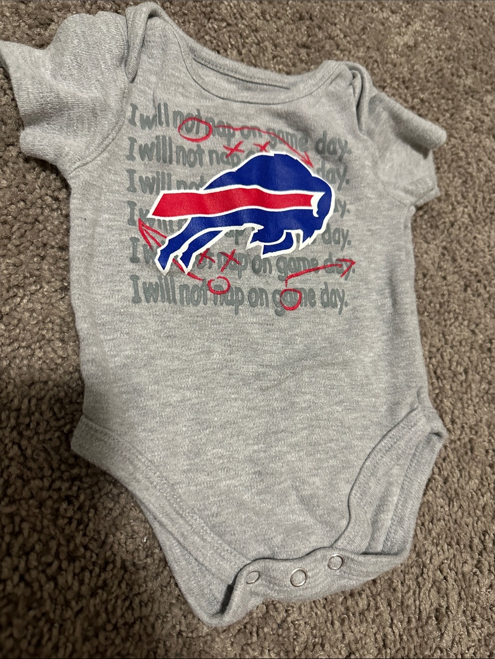 BUFFALO BILLS ONESIE